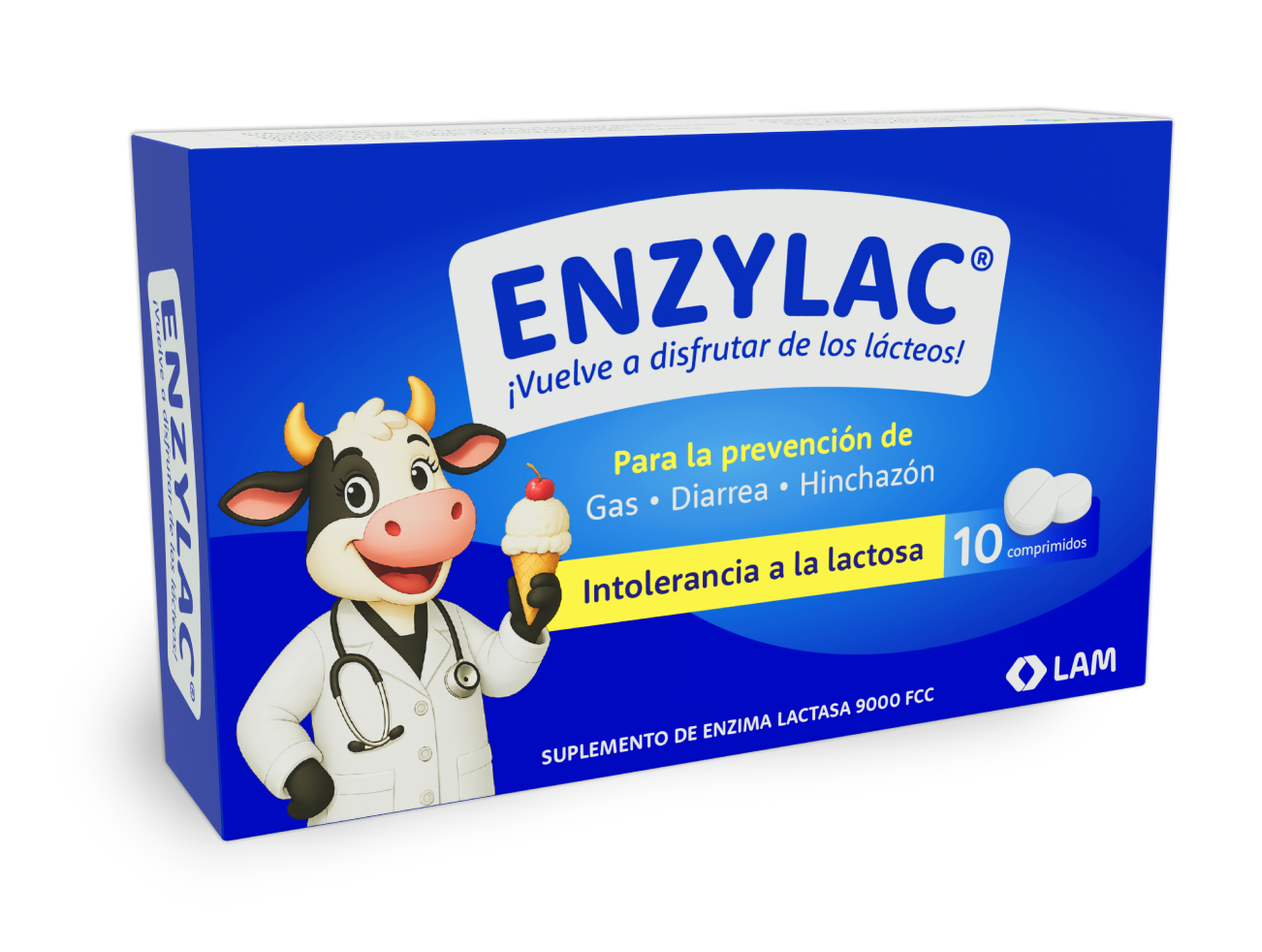 Enzylac 10 comprimidos