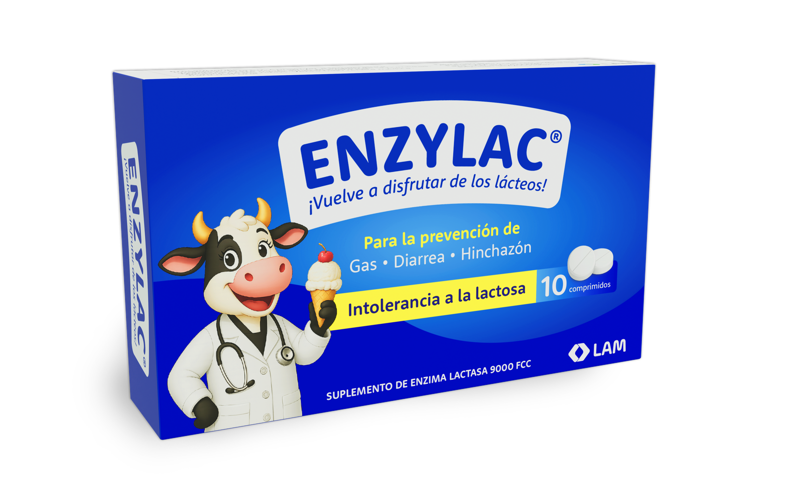 Enzylac 10 comprimidos